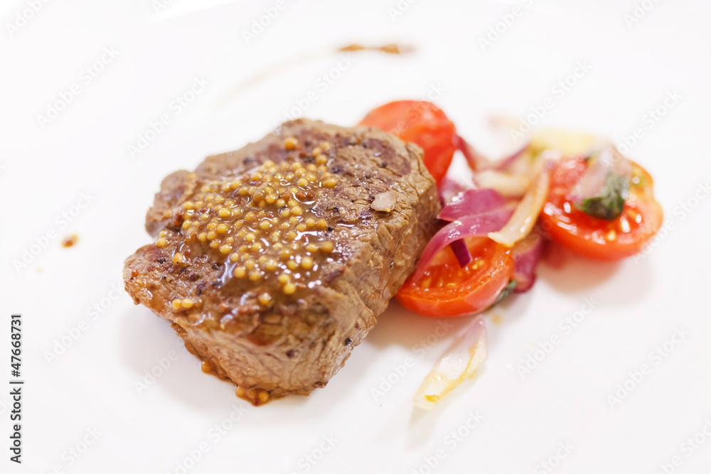 steak with vegetables steak with vegetables