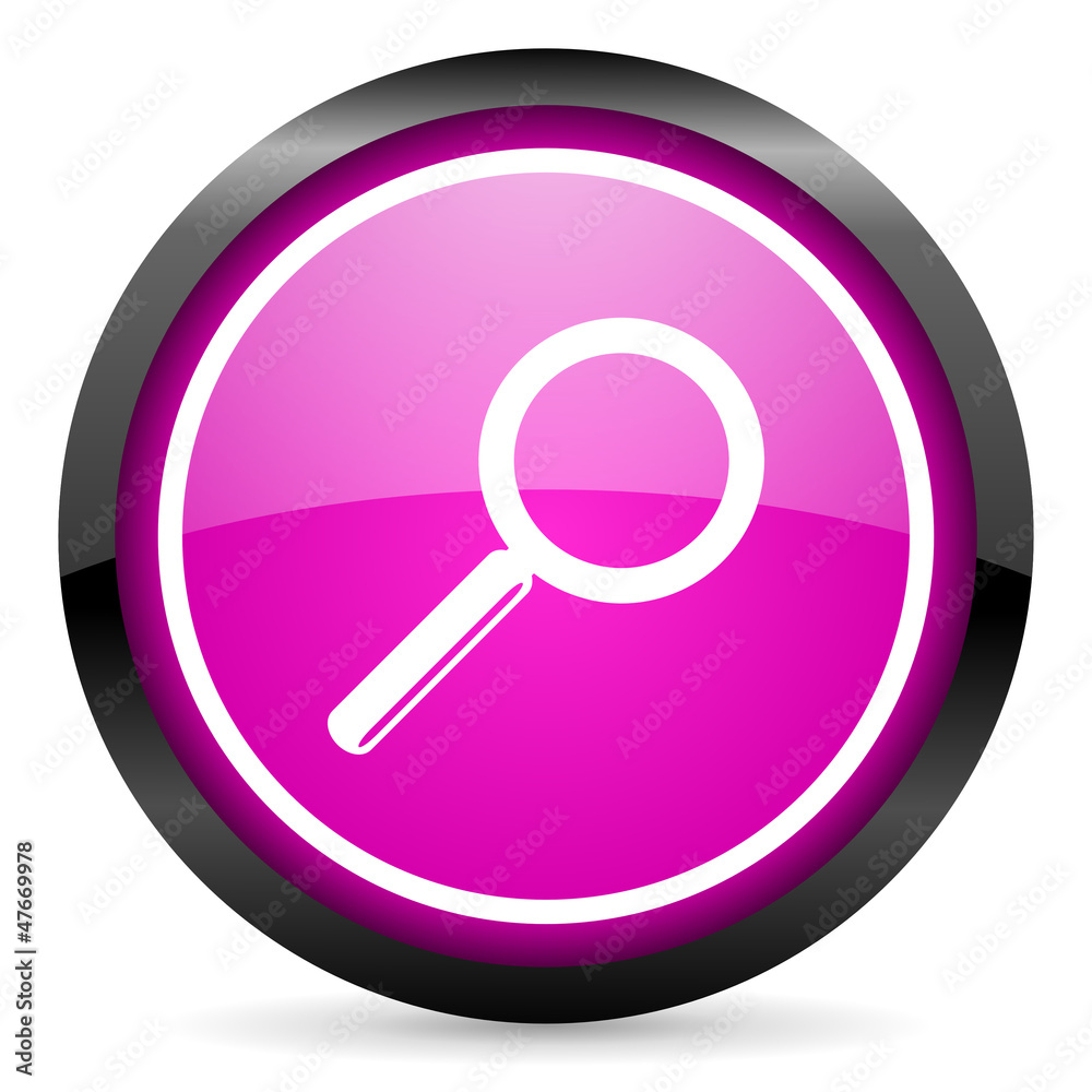 search violet glossy icon on white background search violet glossy icon on white background