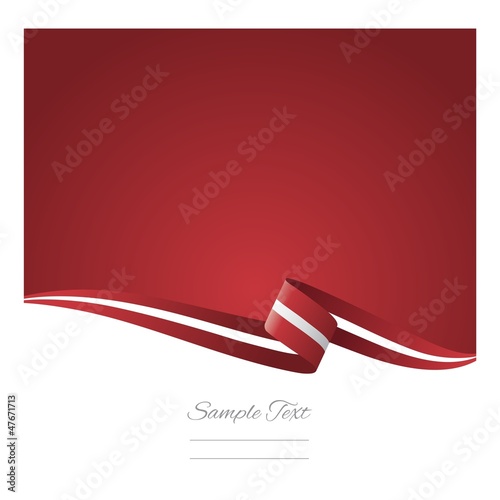 Abstract color background Latvian flag vector