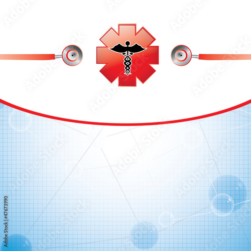 Abstract medical background