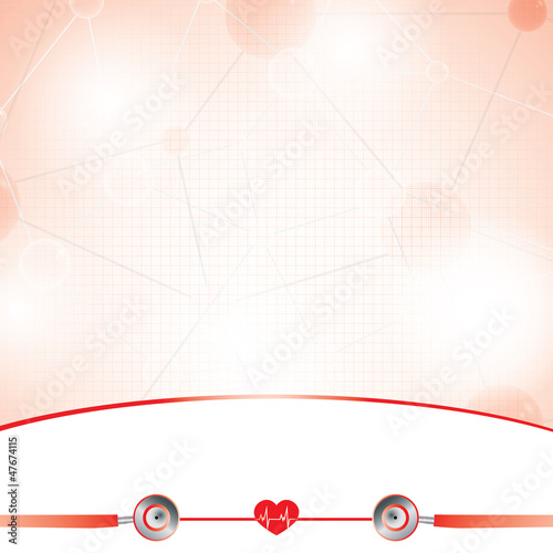 Abstract medical background
