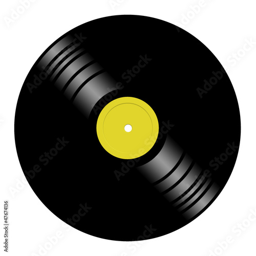 Ilustração de disco de vinil