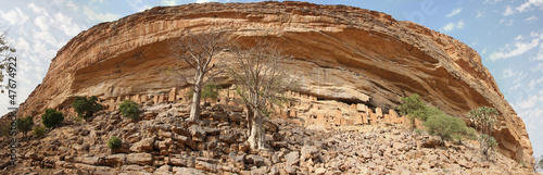 Dogon country Bandiagara village in Mali photo