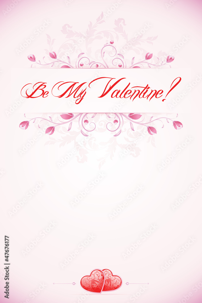 Valentine's Day Calligraphic Headline