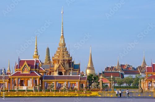 Thai royal funeral and Temple © witthaya