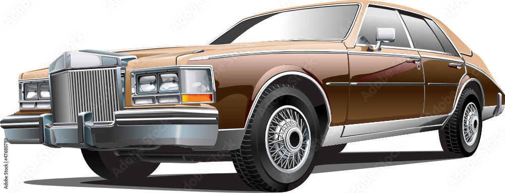 Fototapeta premium Vintage luxurious car