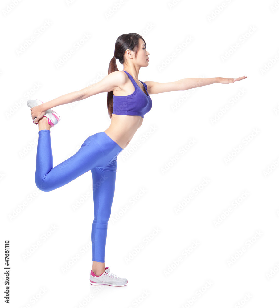 beautiful sport Yoga girl