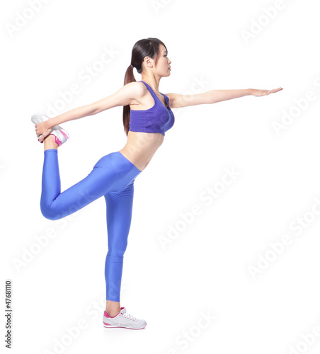 beautiful sport Yoga girl