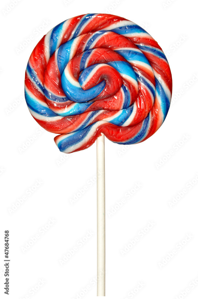 Lollipop On White Background Lollipop On White Background