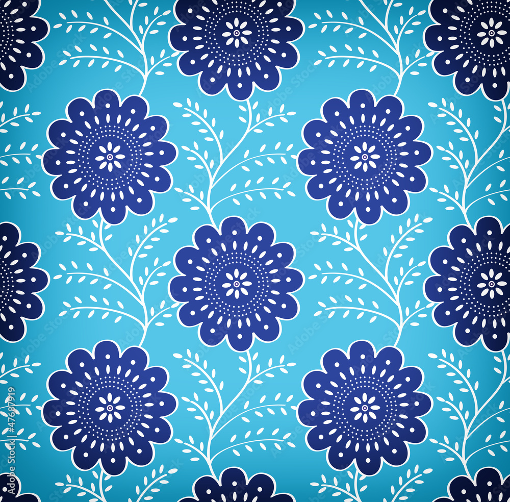 Print Floral seamless Pattern