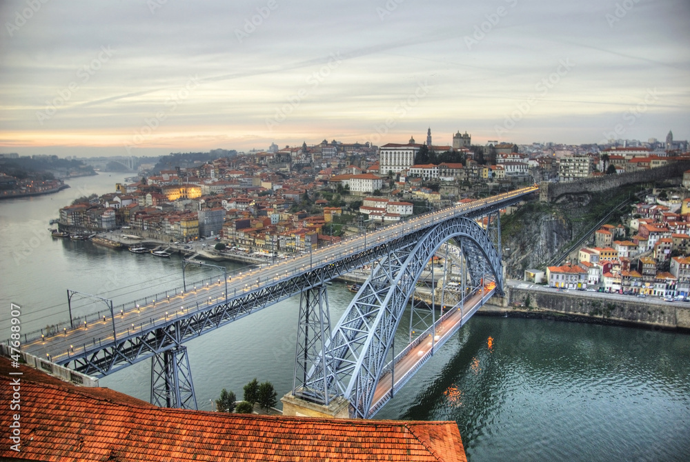 Ponte Luis I bridge, Porto, Portugal