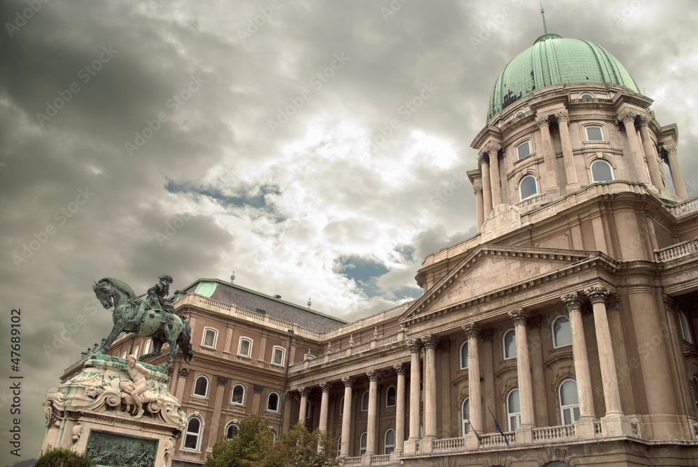 Fototapeta premium Buda Castle in Budapest (Hungary