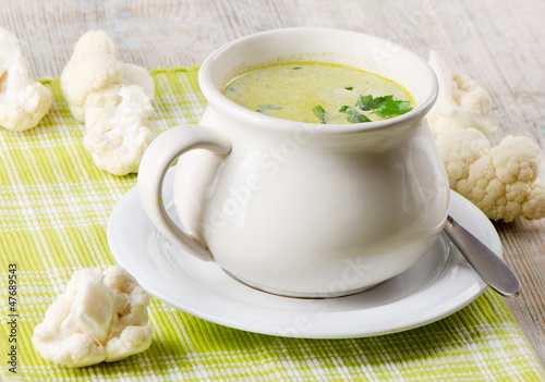 Creamy vegetables soup