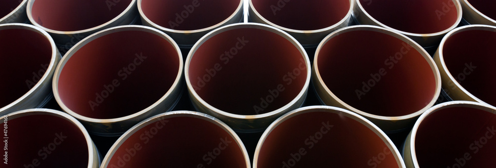 Stahlrohre für eine Pipeline Stahlrohre für eine Pipeline