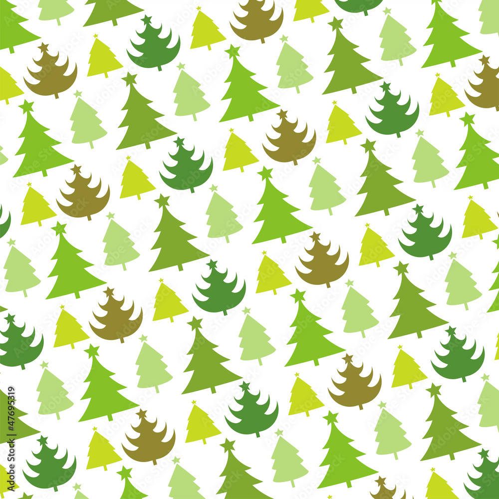 vector seamless pattern of christmas tree vector seamless pattern of christmas tree