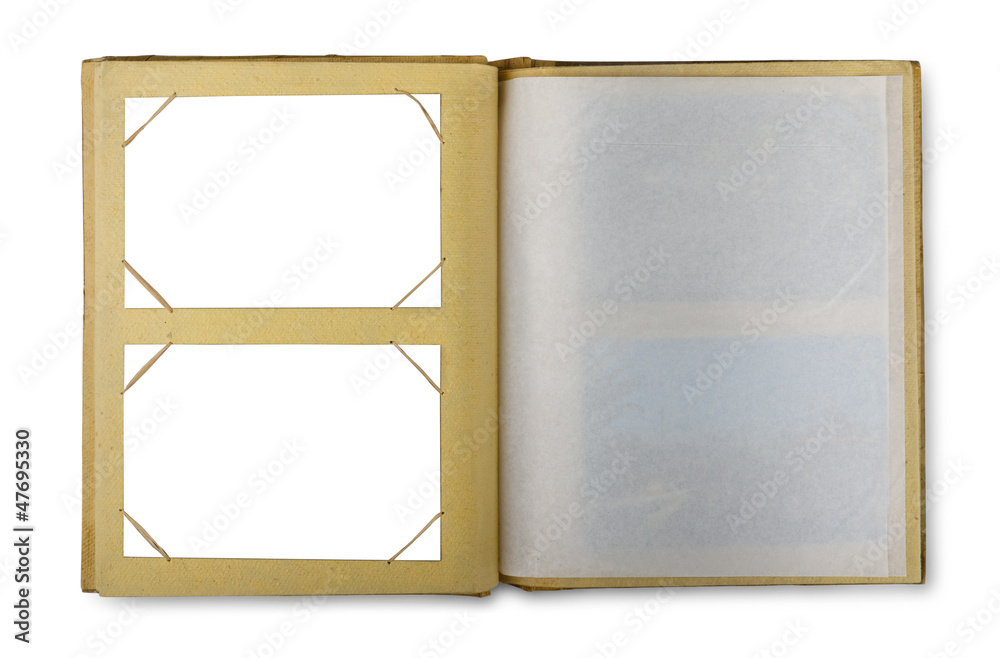 Fototapeta premium Old photo album