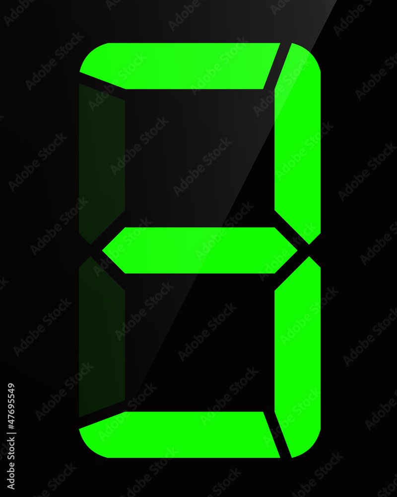 Chiffre digital - Numéro 3 Chiffre digital - Numéro 3