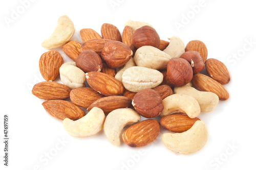nuts isolated