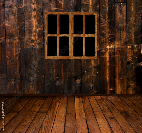 Fenster in der Schihütte