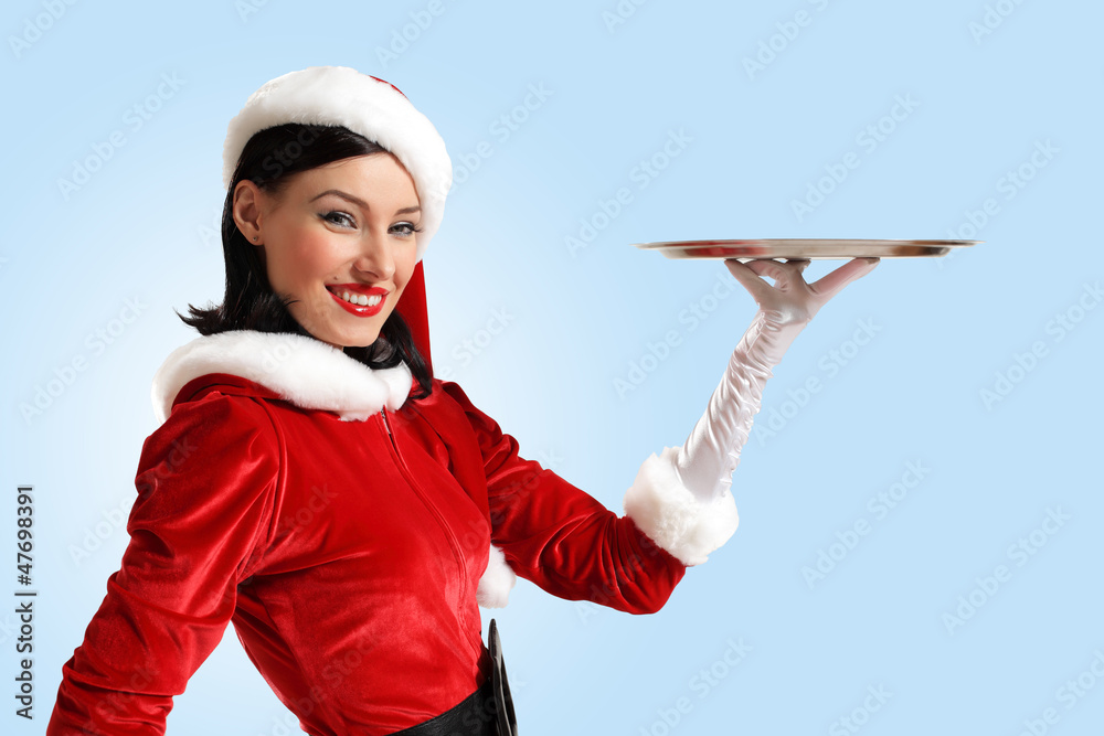 Obraz premium Santa girl