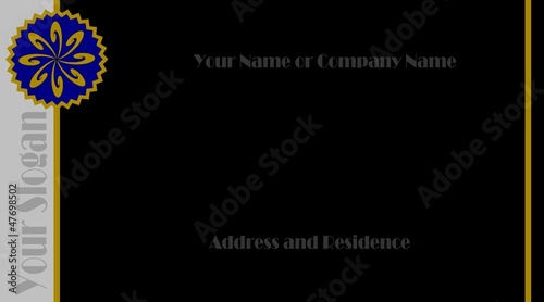 BIGLIETTO VISITA O LOCANDINA GOLD E SILVER 3