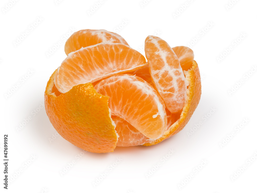 tangerine slices in peel tangerine slices in peel