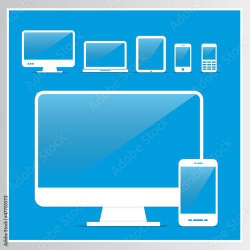 Tablet, Smartphone, Monitor, notebook / Geräte Icon Paket