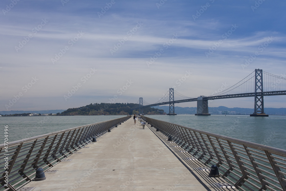 Obraz premium Most zatokowy