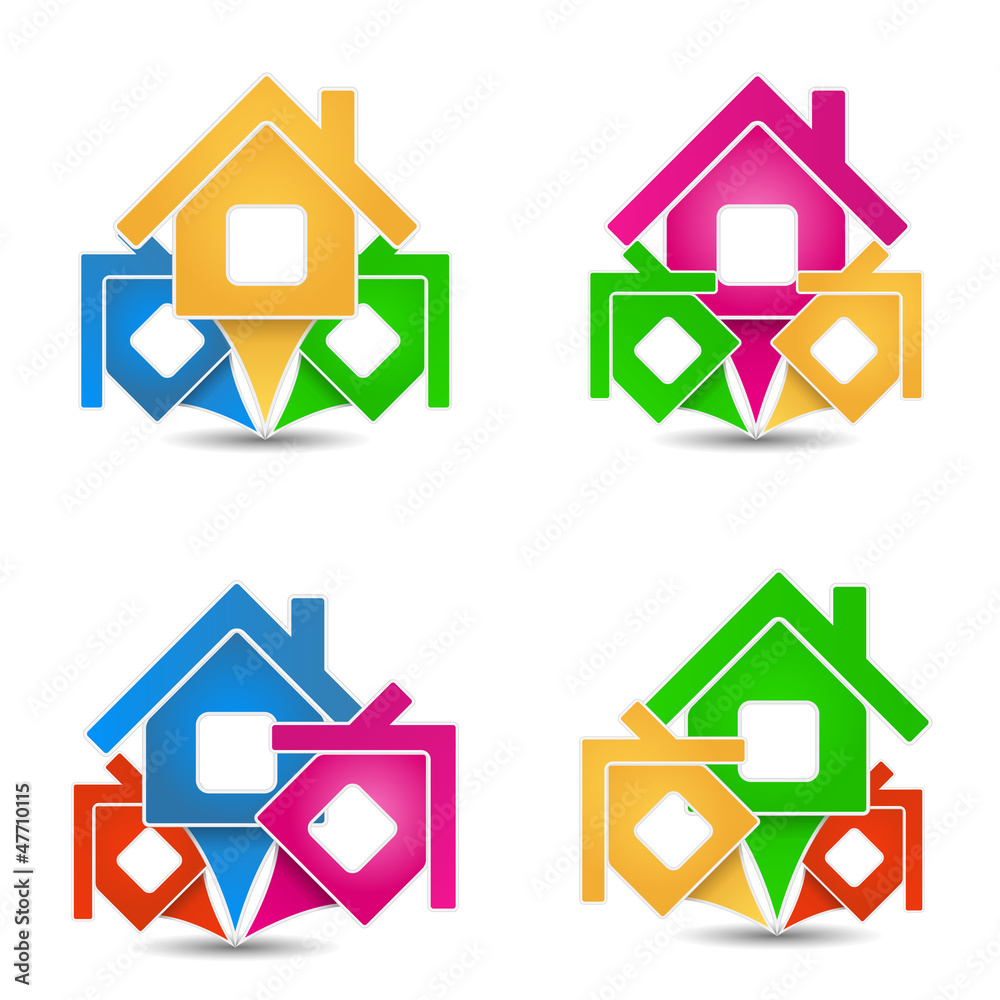 Fototapeta premium House Icons