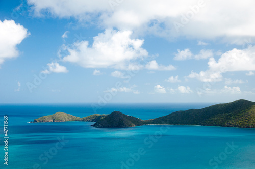 Inseln in der Karibik, Ausblick von Tortola Island © Angela Rohde