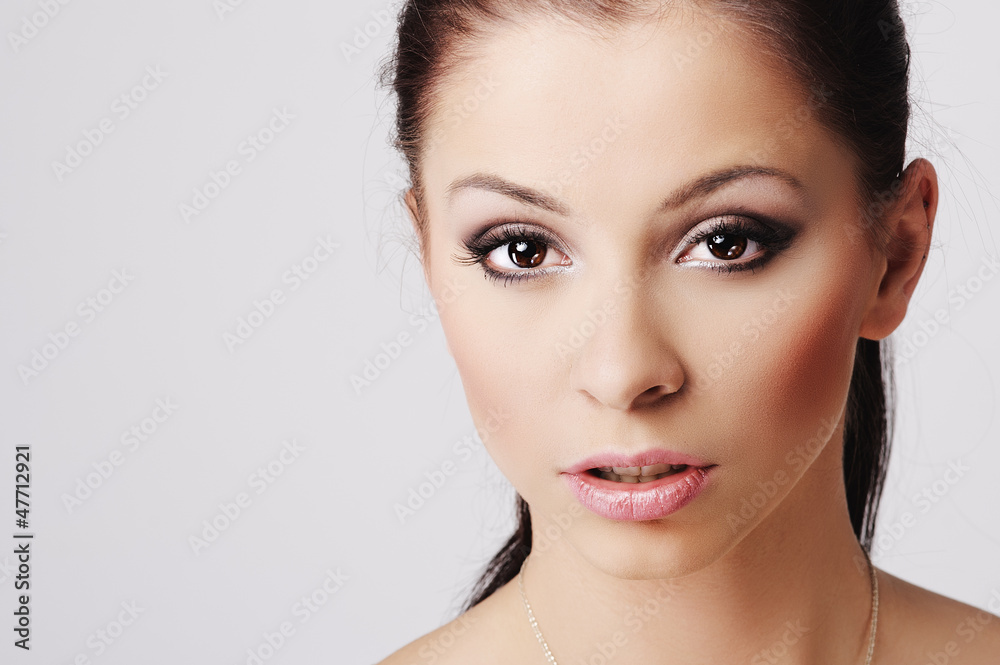 Beautiful woman fashion makeup Beautiful woman fashion makeup