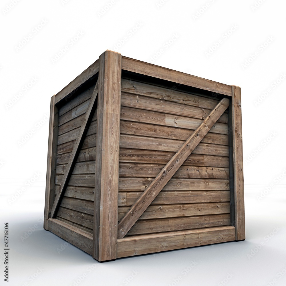 wooden crate wooden crate