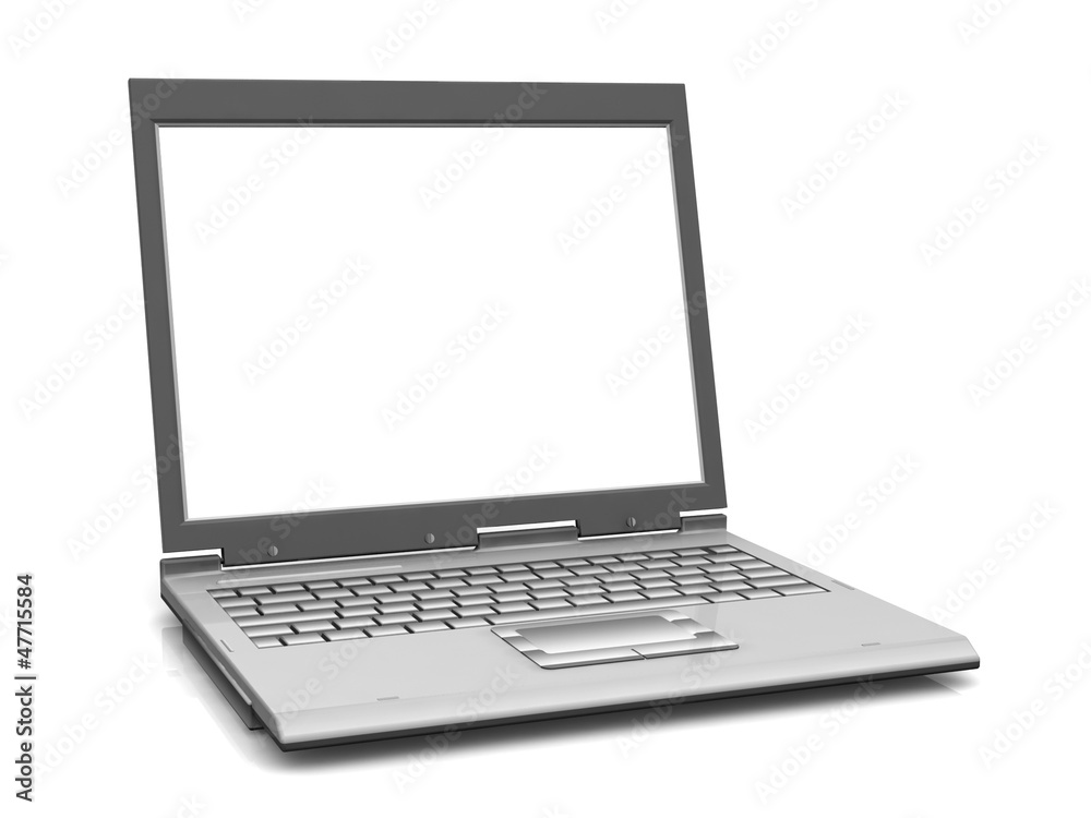 Professional Laptop isolated on white with empty space Professional Laptop isolated on white with empty space