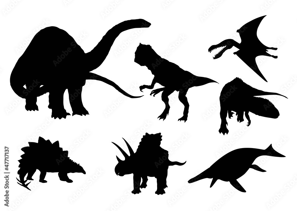 silhouette ancient animal