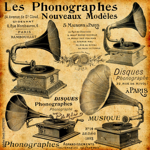 Les phonographes #47717993