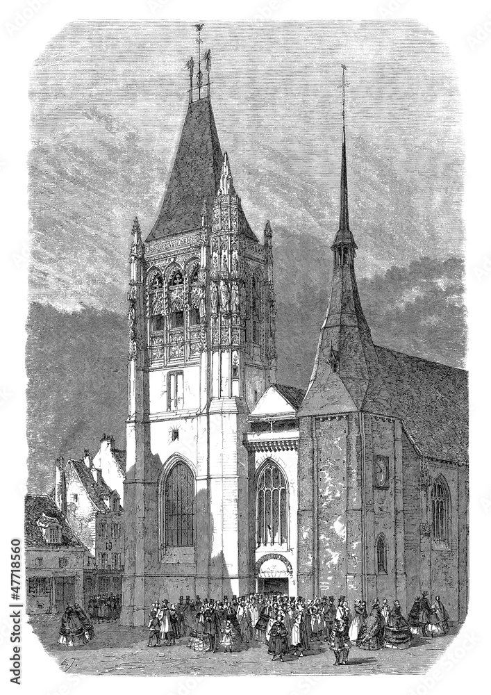 Church - Scene 19th century