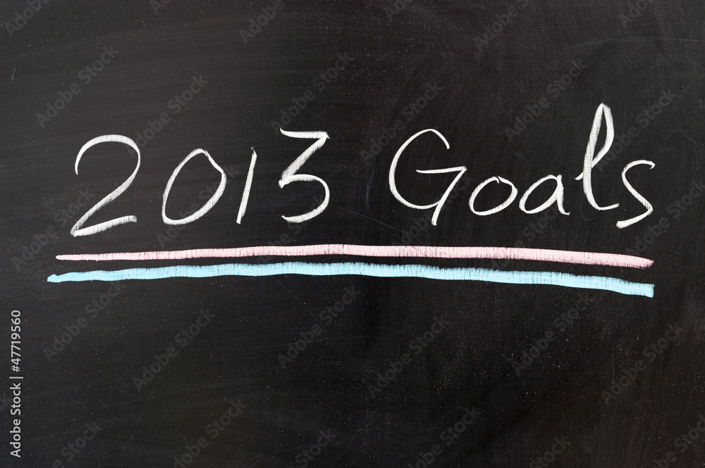 Obraz premium 2013 goals