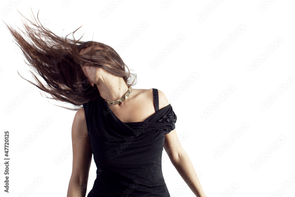 Fototapeta premium Mouvement de cheveux