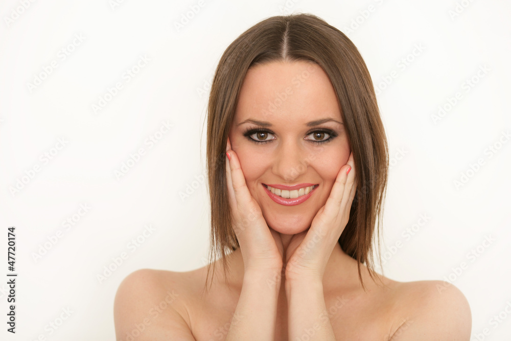 Gepflegtes Model mit Make up Gepflegtes Model mit Make up