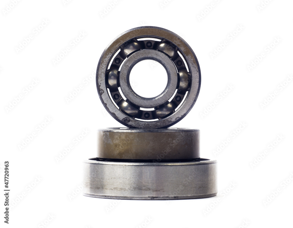 Bearing on the white background Bearing on the white background