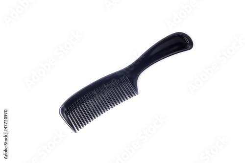 comb on the white background