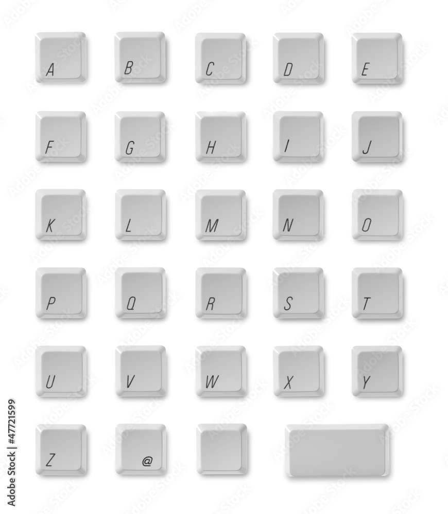 Alphabet computer keyboard