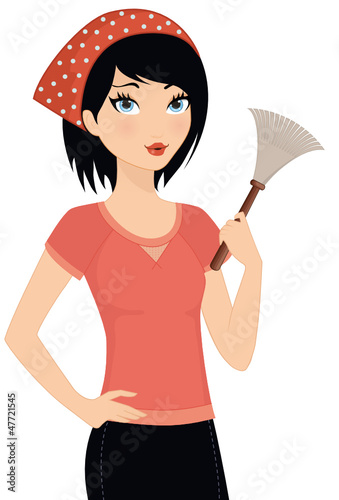 Cleaning Girl