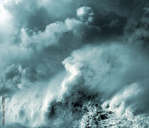 Stormy wave © Zacarias da Mata
