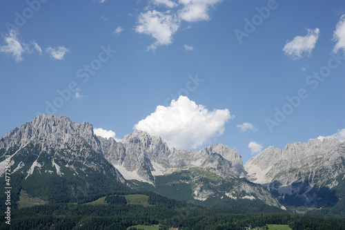 Blick auf den "Wilden Kaiser" in Tirol