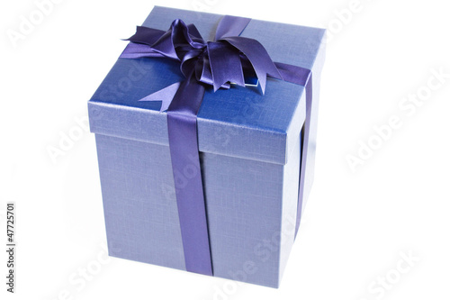 blue present box
