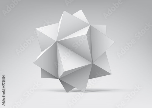 Polyhedron with triangular faces #47728124