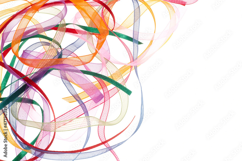 Multicolored ribbons Multicolored ribbons