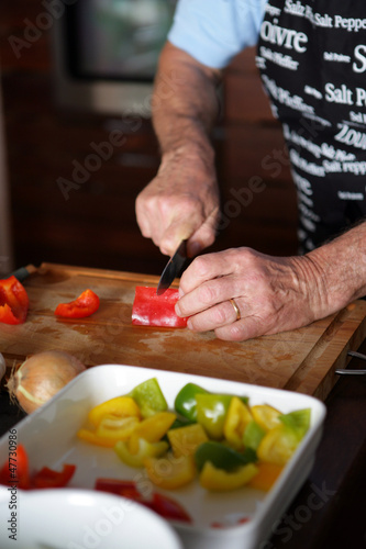 Preparing peppers