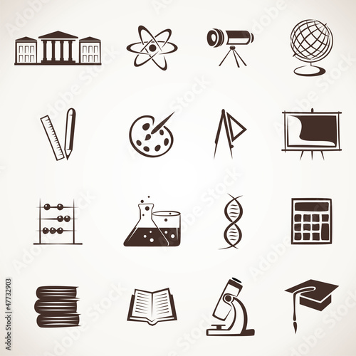 educational icon stock vector